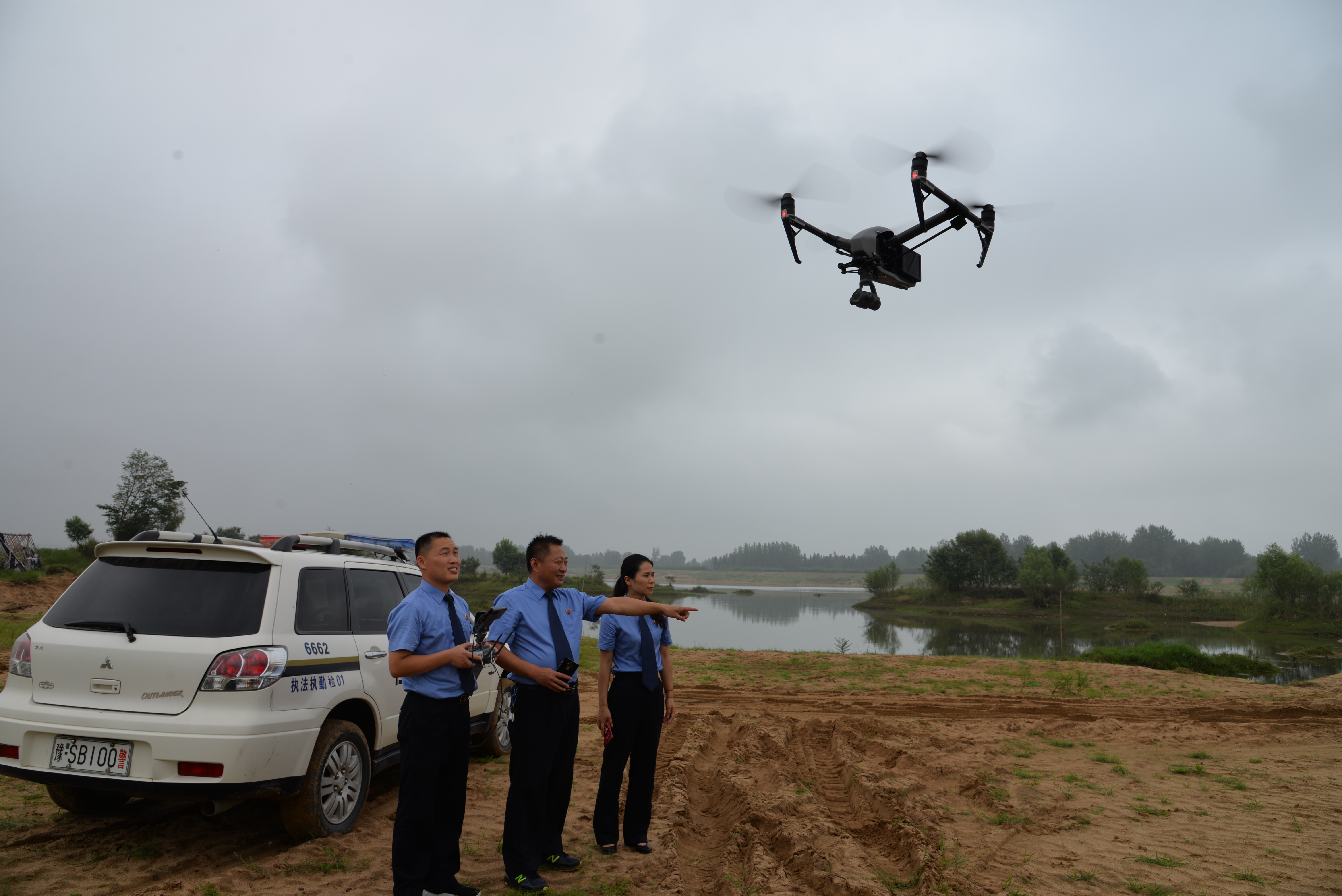 河南固始:引入无人机航拍技术办理公益诉讼案件
